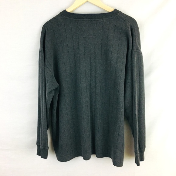 Alexander Julian Gray V Neck Pullover Sweater Mens - Picture 4 of 8